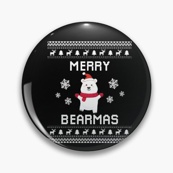 Item preview, Bear, Merry Christmas, Christmas Gift, Holiday Gift, Merry Bearmas designed and sold by LusterCraft.