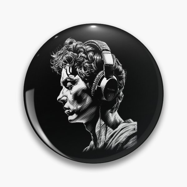 Item preview, Timeless Tunes | Harmony Of Ages - Ancient Greek Man Listening Music On Headphones 10 designed and sold by MadeByRobots.