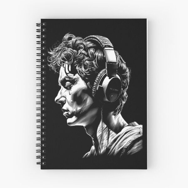 Item preview, Timeless Tunes | Harmony Of Ages - Ancient Greek Man Listening Music On Headphones 10 designed and sold by MadeByRobots.
