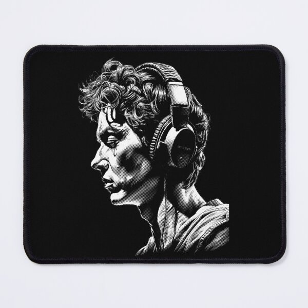 Item preview, Timeless Tunes | Harmony Of Ages - Ancient Greek Man Listening Music On Headphones 10 designed and sold by MadeByRobots.