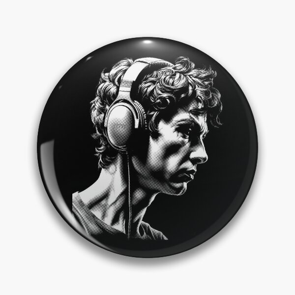 Item preview, Timeless Tunes | Harmony Of Ages - Ancient Greek Man Listening Music On Headphones 11 designed and sold by MadeByRobots.