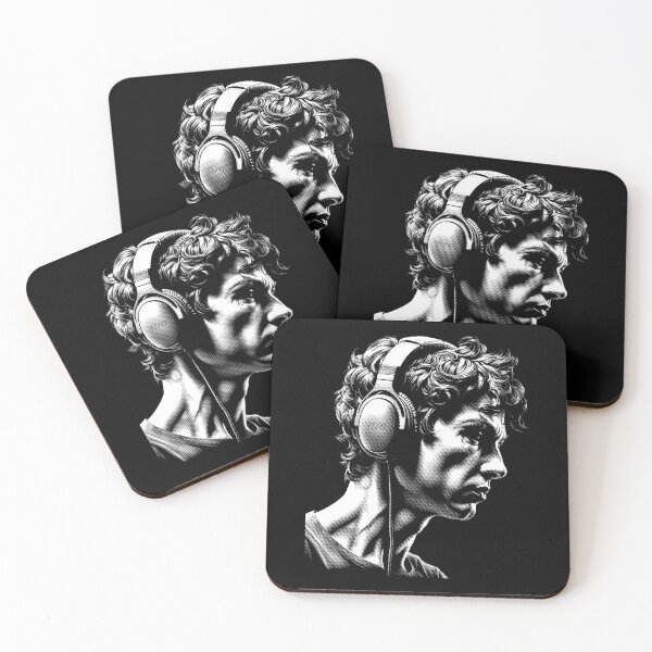 Item preview, Timeless Tunes | Harmony Of Ages - Ancient Greek Man Listening Music On Headphones 11 designed and sold by MadeByRobots.