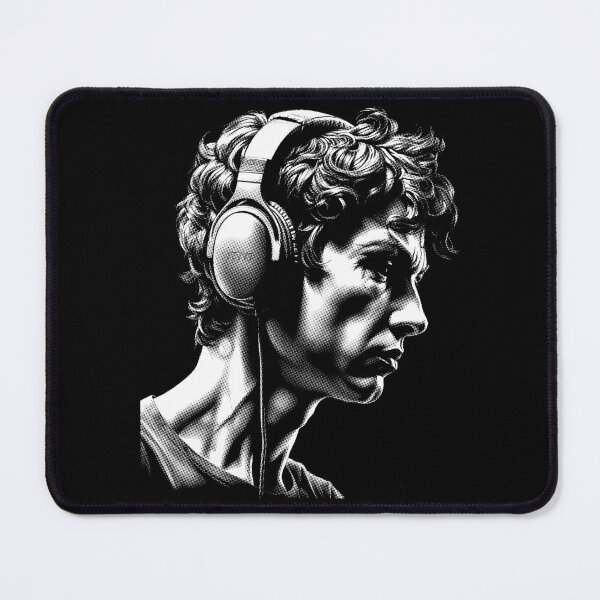 Item preview, Timeless Tunes | Harmony Of Ages - Ancient Greek Man Listening Music On Headphones 11 designed and sold by MadeByRobots.