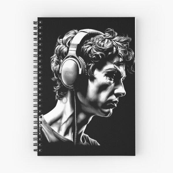 Item preview, Timeless Tunes | Harmony Of Ages - Ancient Greek Man Listening Music On Headphones 11 designed and sold by MadeByRobots.