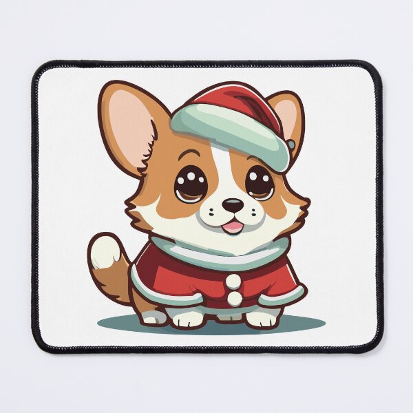 Item preview, Kawaii Christmas Corgi designed and sold by Yviemakes.