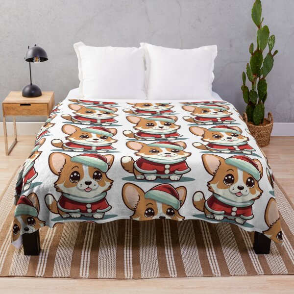 Item preview, Kawaii Christmas Corgi designed and sold by Yviemakes.