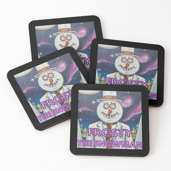 Item preview, Frosty the snowman like in cartoons from the 90s style funny cute gifts designed and sold by thankful-loco.