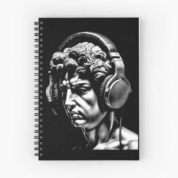 Item preview, Timeless Tunes | Harmony Of Ages - Ancient Greek Man Listening Music On Headphones 12 designed and sold by MadeByRobots.