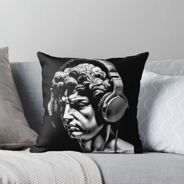 Item preview, Timeless Tunes | Harmony Of Ages - Ancient Greek Man Listening Music On Headphones 12 designed and sold by MadeByRobots.