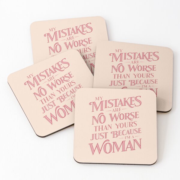 Item preview, Just Because I'm a Woman (Pink) designed and sold by Carol Esteves.