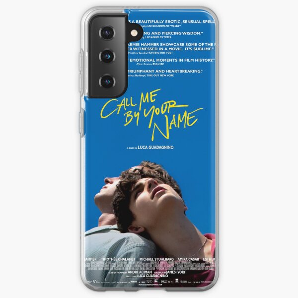 Call Me By Your Name Film Poster Samsung Galaxy Soft Case