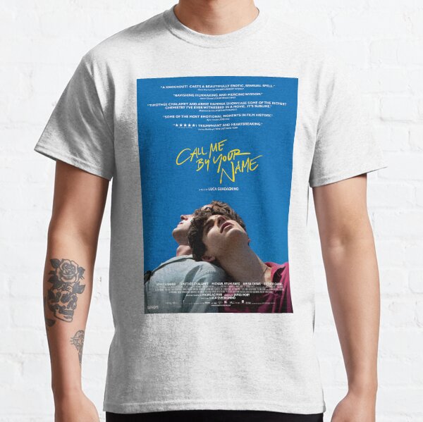 Llámame por tu nombre Póster de cine Camiseta clásica