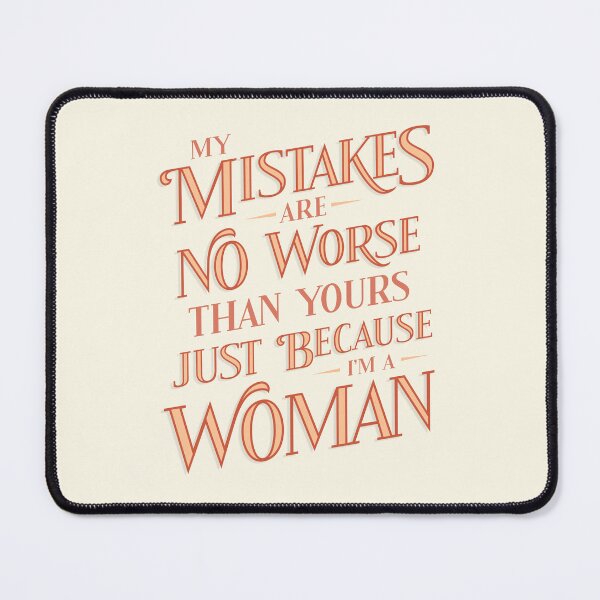 Item preview, Just Because I'm a Woman (Yellow) designed and sold by Carol Esteves.