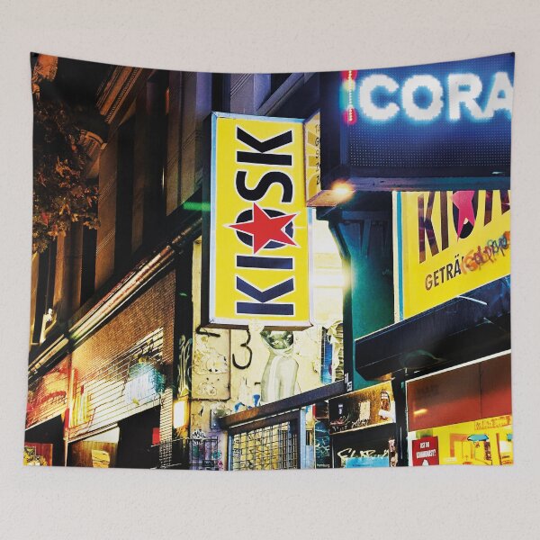 Item preview, Kiosk neon sign Schanzenviertel Hamburg designed and sold by RoyalTarget.
