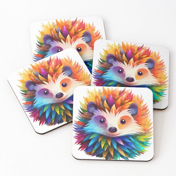 Item preview, Colorful hedgehog design designed and sold by OverNickles194.