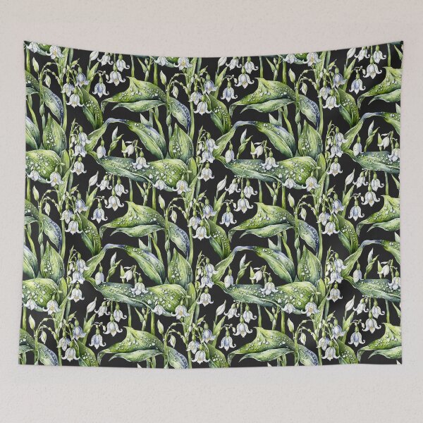Item preview, Watercolor lilies of the valley designed and sold by PragmaticP.
