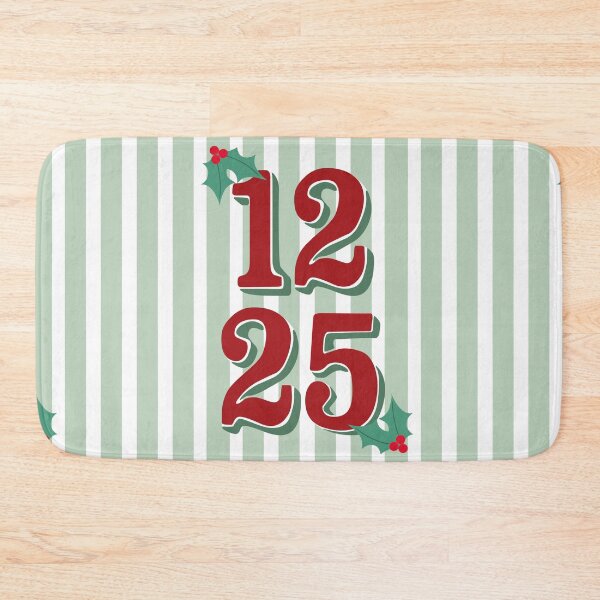 Item preview, Christmas Holidays Numbers Red and Green designed and sold by OneThreeSix.