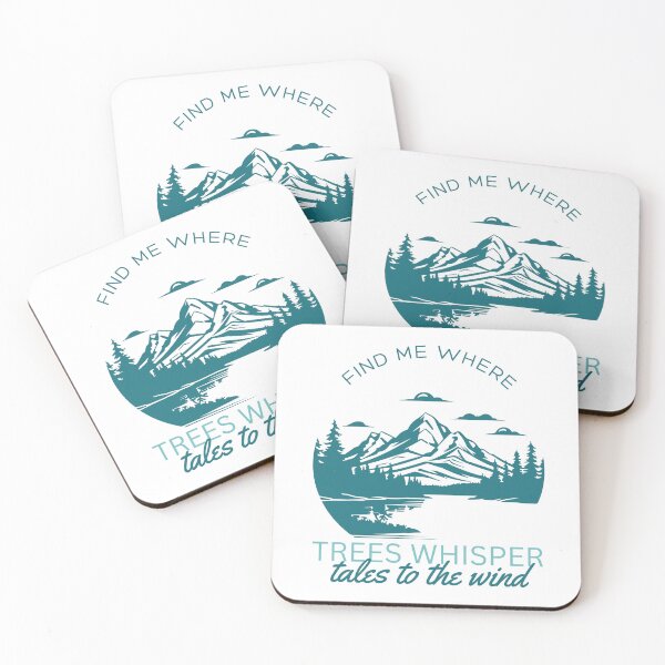 Item preview, LittleGnomad - Mountain Hiking, Nature Lovers Trees Whisper Tales To The Wind Design designed and sold by LittleGnomad.