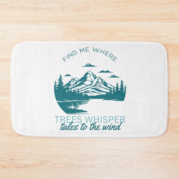 Item preview, LittleGnomad - Mountain Hiking, Nature Lovers Trees Whisper Tales To The Wind Design designed and sold by LittleGnomad.