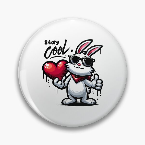 Item preview, Stay Cool Bunny designed and sold by netrok.