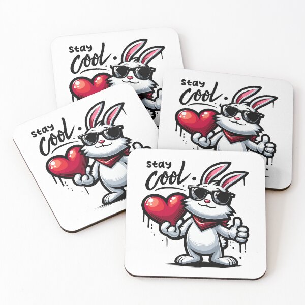 Item preview, Stay Cool Bunny designed and sold by netrok.