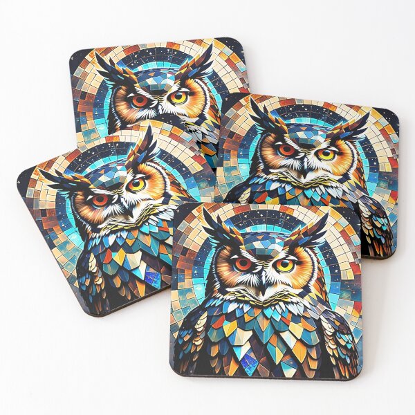 Item preview, Owl mosaic designed and sold by LilithsDesires.