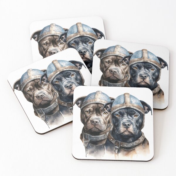 Item preview, Lindo cachorro de stafford bull terrier // lindo diseño de cachorro de stafford bull terrier // stafford bull terrier Tapetes para perros, lindos pañuelos para mascotas cachorros, Cachorros lindos Póster designed and sold by SMARTKIT DESIGNAGENCY.