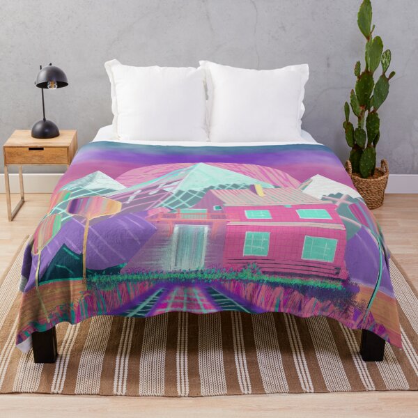 Item preview, A Cybernetic Dwelling Amongst Neon Peaks designed and sold by AdriaCaps Art & Design.