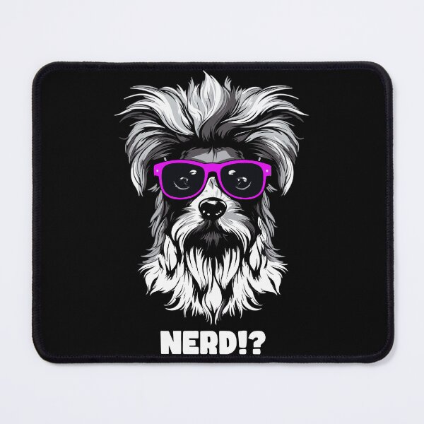 Item preview, Funny dog nerd design designed and sold by OverNickles194.