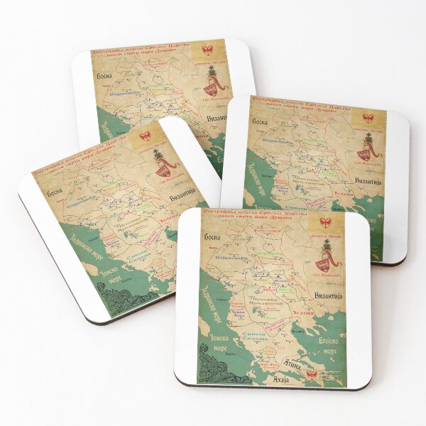 Item preview, Serbian Empire map designed and sold by Stefan Z..