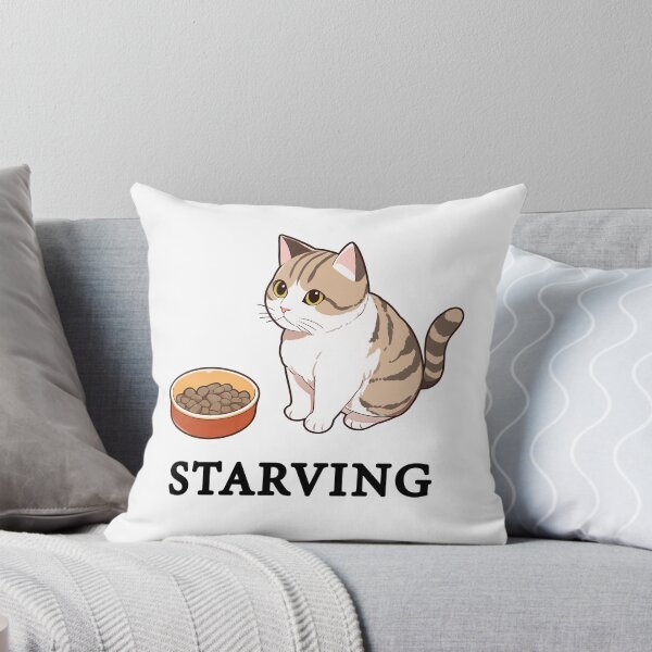 Item preview, Hungry starving cat designed and sold by babu-babu-.