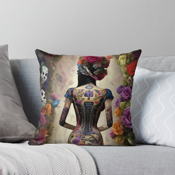 Item preview, Elegant gorgeous La Calavera Catrina, Lady of the afterlife, the Elegant Skull designed and sold by Fantasymachine.
