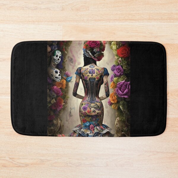 Item preview, Elegant gorgeous La Calavera Catrina, Lady of the afterlife, the Elegant Skull designed and sold by Fantasymachine.