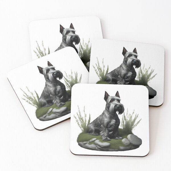 Item preview, Beautiful Silver Brindle Scottish terrier designed and sold by Kaleddis.