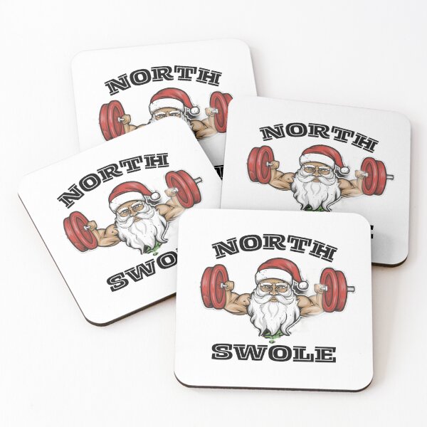 Item preview, Welcome to the North Muscle Santa Christmas Workout designed and sold by medbouk1.