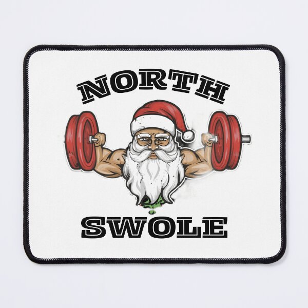 Item preview, Welcome to the North Muscle Santa Christmas Workout designed and sold by medbouk1.