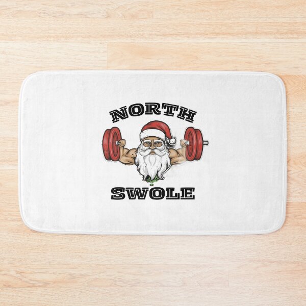 Item preview, Welcome to the North Muscle Santa Christmas Workout designed and sold by medbouk1.