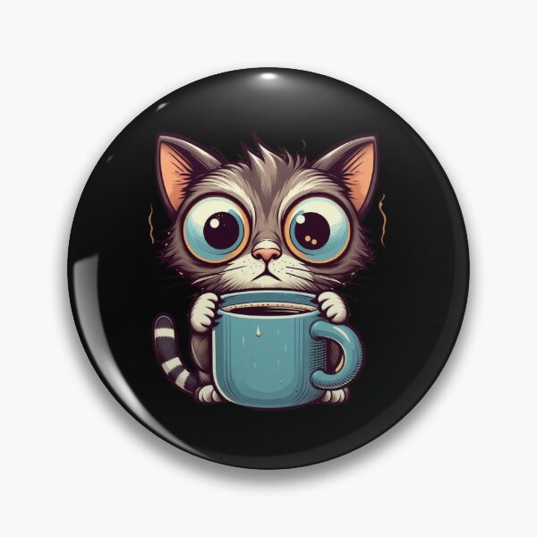 Item preview, Coffee Cat designed and sold by HeadTurningArt.