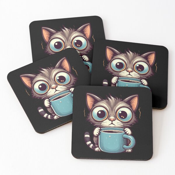 Item preview, Coffee Cat designed and sold by HeadTurningArt.