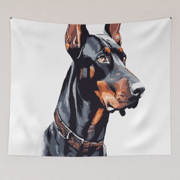 Item preview, Guardian's Valor: The Tale of a Dobermann designed and sold by DesignAlert001.