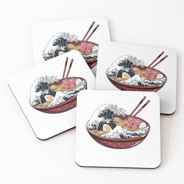 Item preview, The Great Ramen off the Coast of Kanagawa - Noodle Art designed and sold by NexusMall.