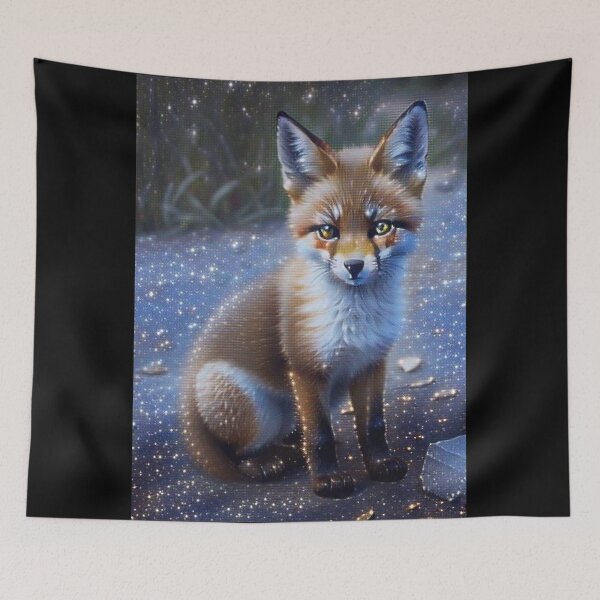 Item preview, Adorable Sparkling Baby Fox designed and sold by TGAL2.