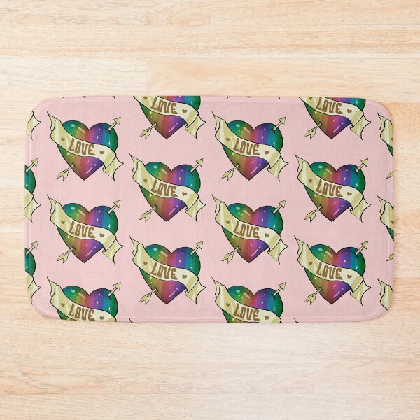 Item preview, Vintage Valentine's Days Heart / Vintage Rainbow Heart designed and sold by ZolliArt.