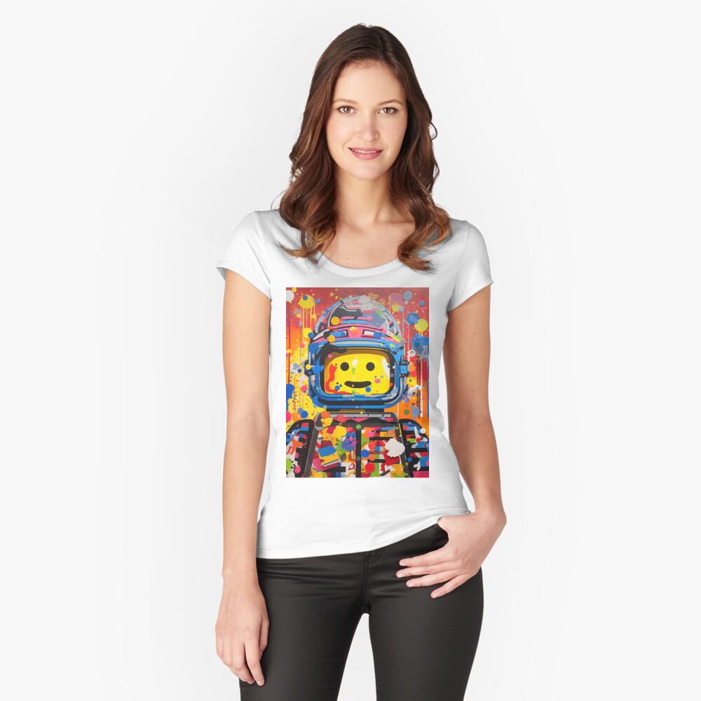 Item preview, Fitted Scoop T-Shirt designed and sold by cobblzstudio.
