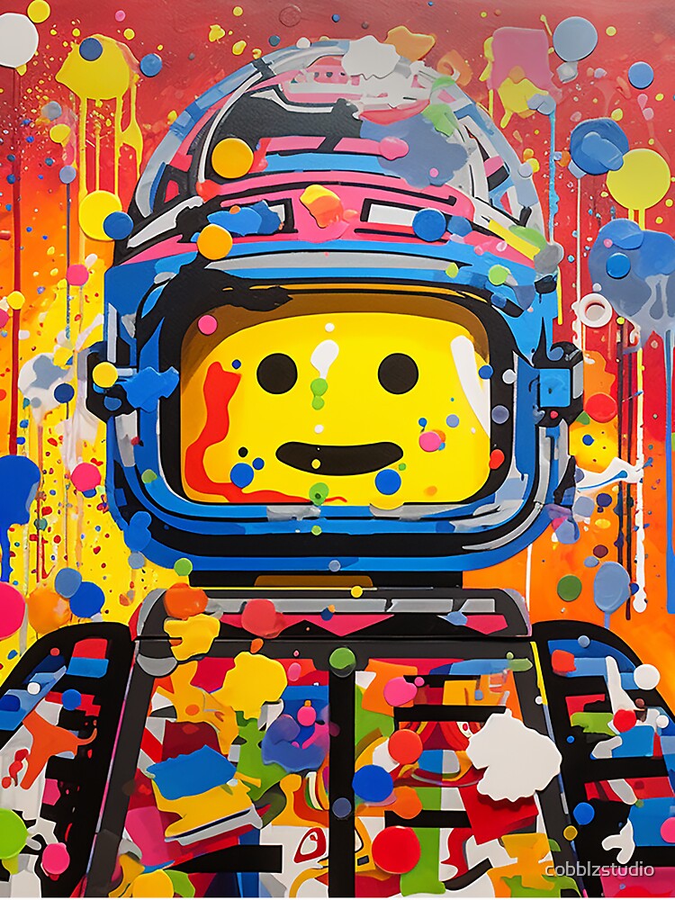 Thumbnail 7 of 7, Classic T-Shirt, Colorful space man designed and sold by cobblzstudio.