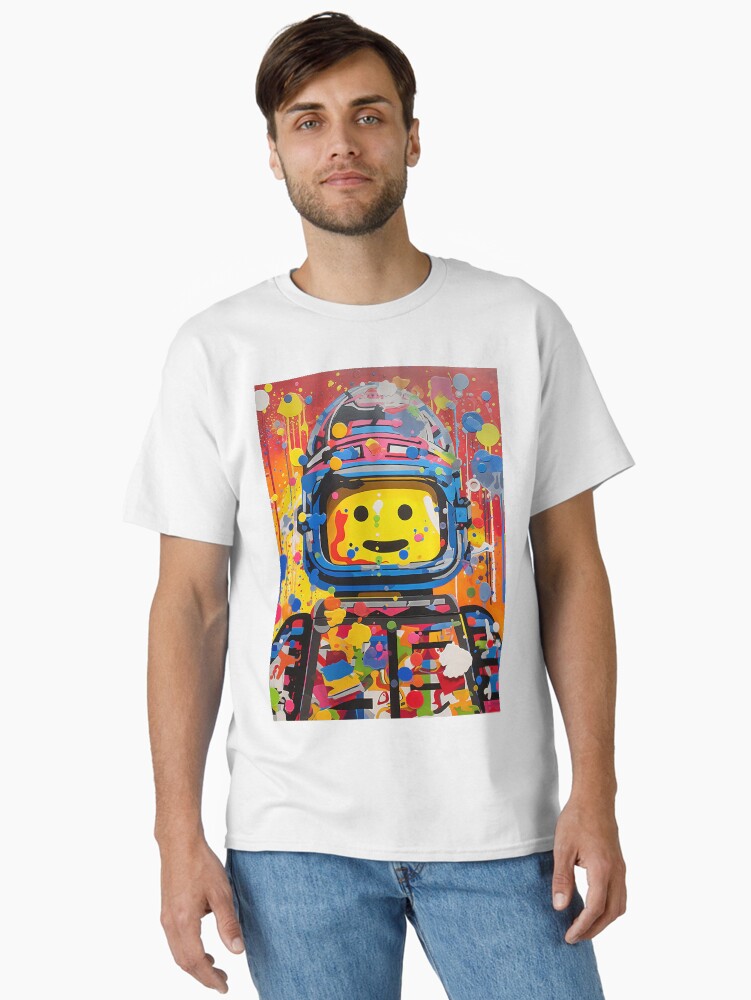 Thumbnail 1 of 7, Classic T-Shirt, Colorful space man designed and sold by cobblzstudio.