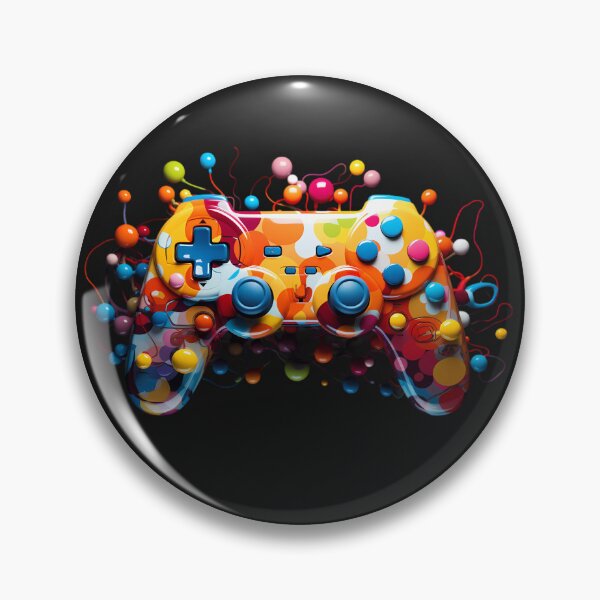Item preview, Colorful video game controller  designed and sold by Linework Studio.