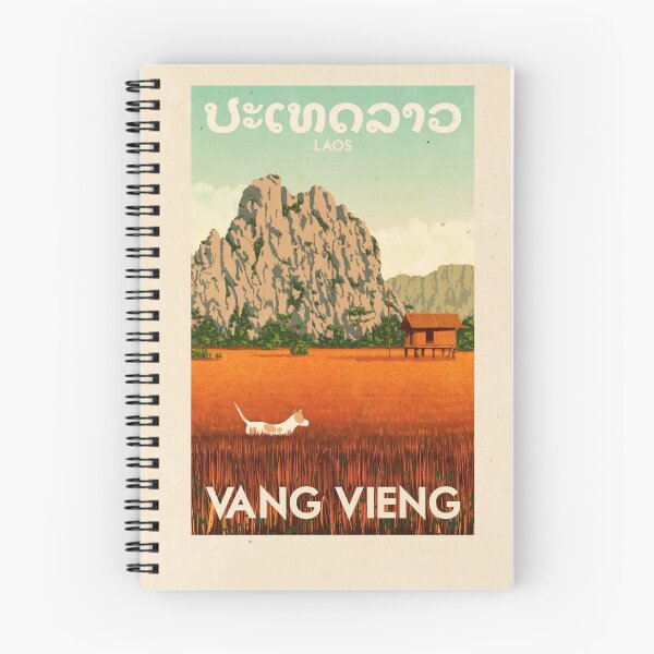 Item preview, Travel Posters - Vang Vieng Laos designed and sold by ruiricardo.