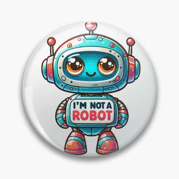 Item preview, I'm Not A Robot designed and sold by MichellesMedArt.