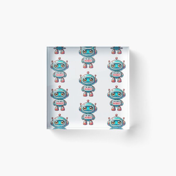 Item preview, I'm Not A Robot designed and sold by MichellesMedArt.